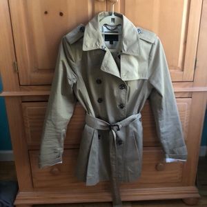 Banana Republic Tie Waist Trench Coat